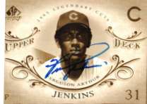 Autographed FERGIE JENKINS Chicago Cubs 2005 Upper Deck SP Legendary Cuts