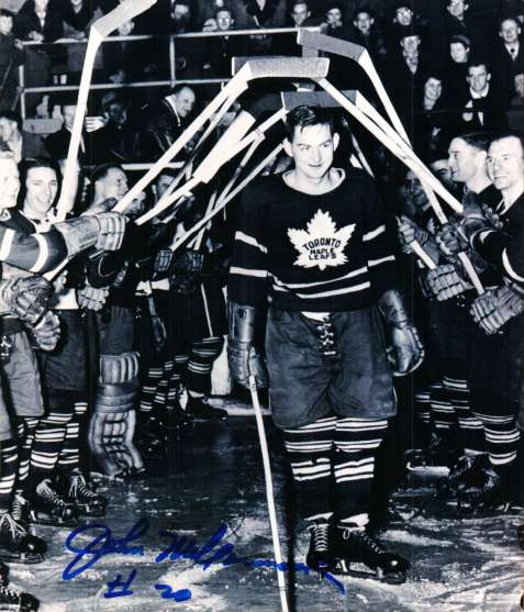 Autographed JOHN MCCORMACK  Maple Leafs  photo