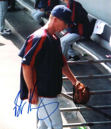 AUTOGRAPHED  photo BOB HOWRY Cleveland Indians
