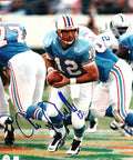 Autographed  CHRIS CHANDLER  Houston Oilers photo