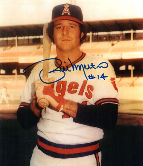 AUTOGRAPHED 8X10  photo BILL MELTON Angels