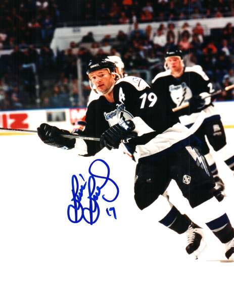 Autographed BRIAN BRADLEY 8x10 Tampa Bay Lightning photo