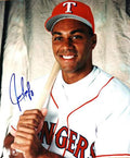 AUTOGRAPHED JUAN GONZALEZ 8x10 Texas Rangers Photo
