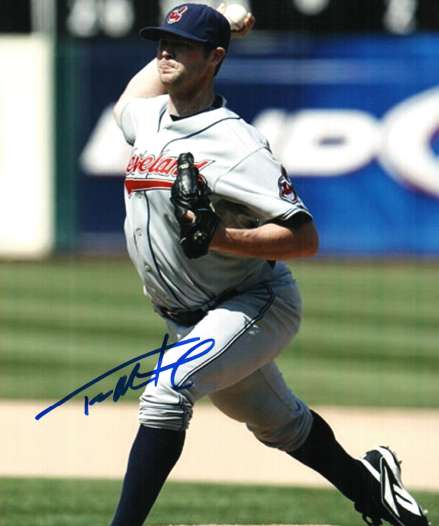 AUTOGRAPHED  photo TREVOR MATSNY Cleveland Indians