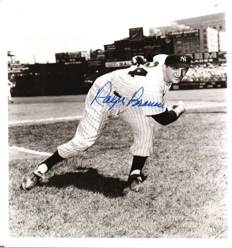 AUTOGRAPHED RALPH BRANCA photo  New York Yankees