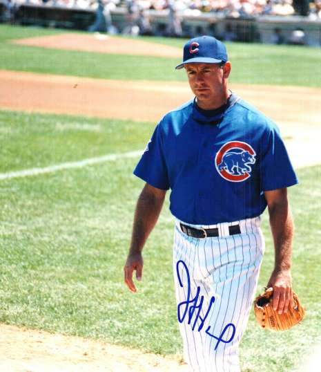 AUTOGRAPHED JEFF FASSERO 8X10 Chicago Cubs Photo