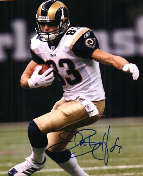 AUTOGRAPHED DREW BENNETT photo St Louis Rams