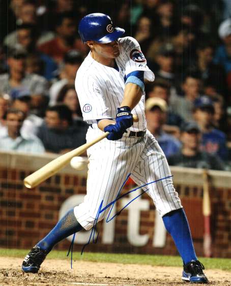 AUTOGRAPHED LOU MONTANEZ Chicago Cubs Photo