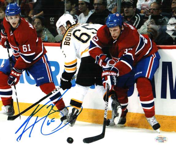Autographed ANDREW BODNARCHUK Boston Bruins  Photo