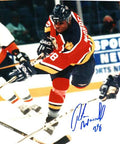 Autographed PETER WORRELL Florida Panthers Photo