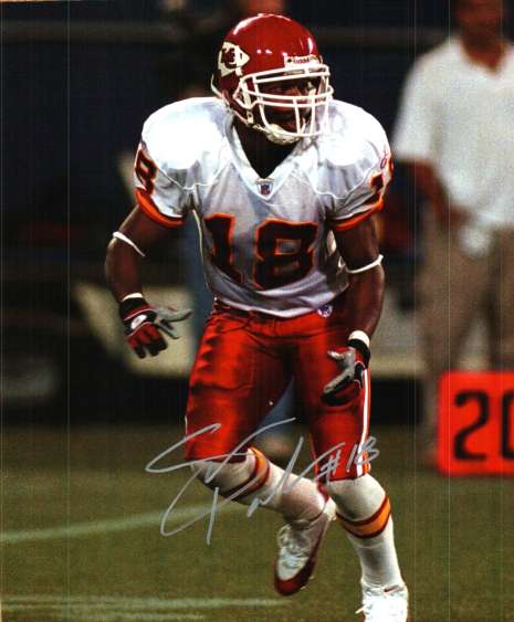 Autographed SAMIE PARKER Kansas City Chiefs Photo