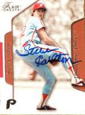 Autographed STEVE CARLTON 2003 FLEER FLAIR GREATS CARD