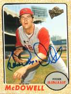 SAM MCDOWELL Autographed 2004 Topps Fan Favorites Card