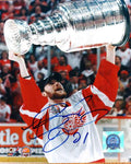 Autographed BOYD DEVEREAUX Detroit Red Wings Photo