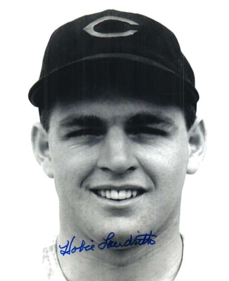 AUTOGRAPHED HOBIE LANDRITH 8x10 Chicago Cubs Photo