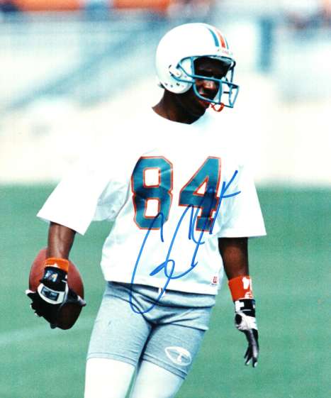 Autographed GARY CLARK  Miami Dolphins  photo