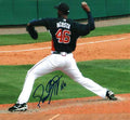 AUTOGRAPHED MANNY ACOSTA Atlanta Braves photo