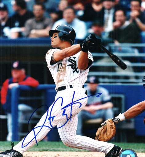 AUTOGRAPHED  photo ROYCE CLAYTON Chicago White Sox