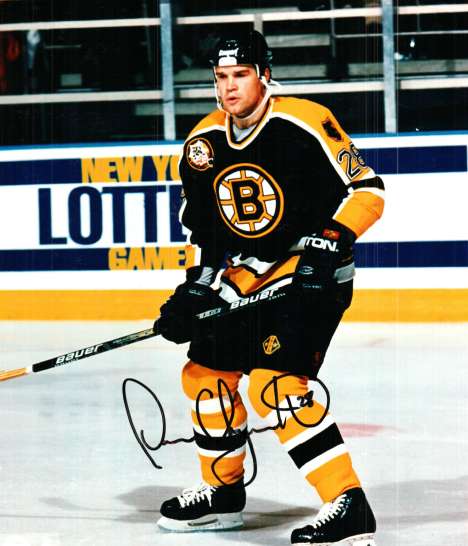 Autographed DENIS CHERVYAKOV Boston Bruins  Photo