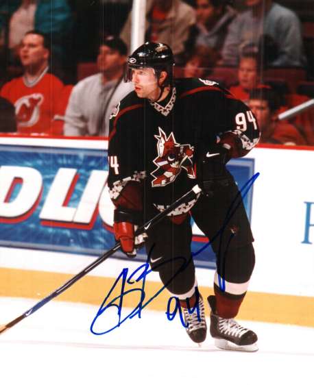 Autographed SERGEI BEREZIN 8X10 Phoenix Coyotes Photo