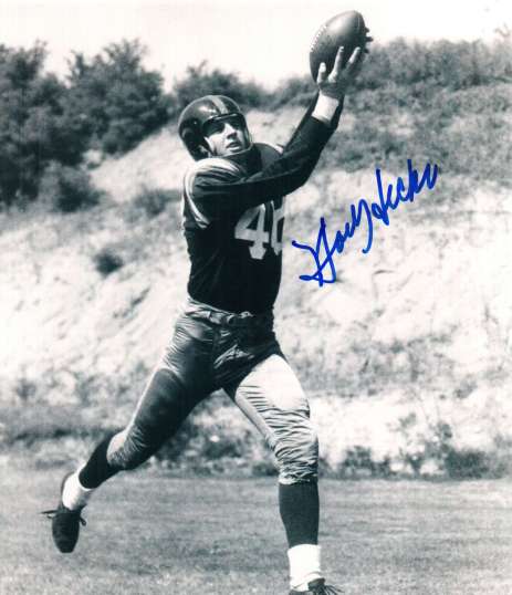 Autographed NORB HECKER 8x10 Washington Redskins Photo