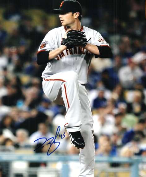 AUTOGRAPHED DAN RUNZLER San Francisco Giants Photo