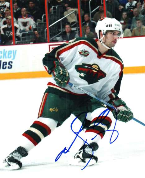 Autographed ALEXANDRE DAIGLE Minnesota Wild Photo