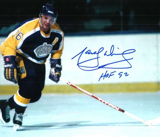 Autographed MARCEL DIONNE 8x10 Los Angeles Kings Photo