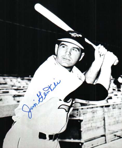 AUTOGRAPHED JIM GENTILE photo  Baltimore Orioles