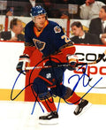 Autographed STEVE DUCHESNE 8X10 St. Louis Blues Photo