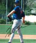 AUTOGRAPHED SCOTT SANDERS Chicago Cubs Photo