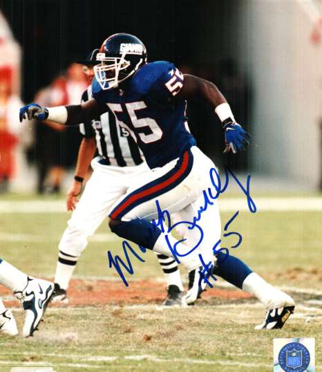 Autographed MARCUS BUCKLEY New York Giants photo