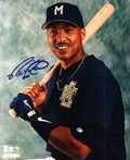AUTOGRAPHED MARC NEWFIELD photo  Milwaukee Brewers
