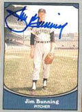 Signed  JIM BUNNING 1990 Pacific Legends Card