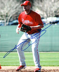 AUTOGRAPHED TAGG BOZIED 8x10 Philadelphia Phillies photo
