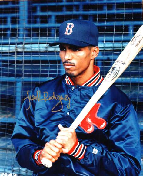 AUTOGRAPHED FRANK RODRIGUEZ 8X10  Boston Red Sox photo