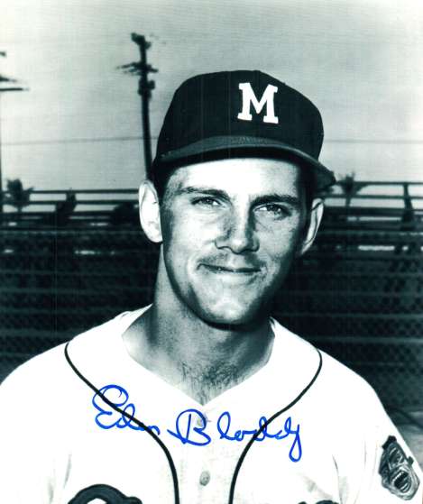 AUTOGRAPHED ETHAN BLACKABY Atlanta Braves photo