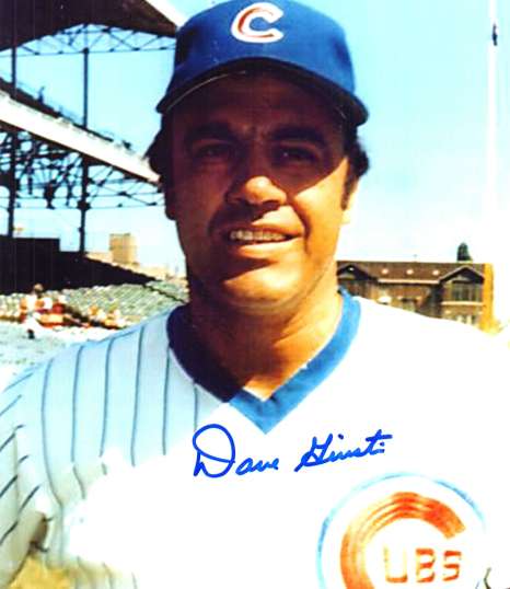 AUTOGRAPHED DAVE GIUSTI Chicago Cubs Photo