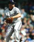 AUTOGRAPHED JUSTIN LEHR photo  Milwaukee Brewers