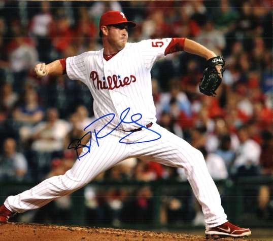 AUTOGRAPHED B.J. ROSENBERG photo  Philadelphia Phillies