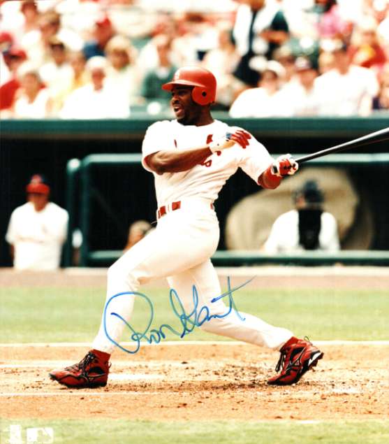 AUTOGRAPHED RON GANT 8x10 St. Louis Cardinals photo