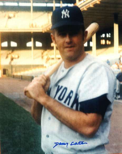 AUTOGRAPHED  DANNY CATER 8x10 New York Yankees Photo