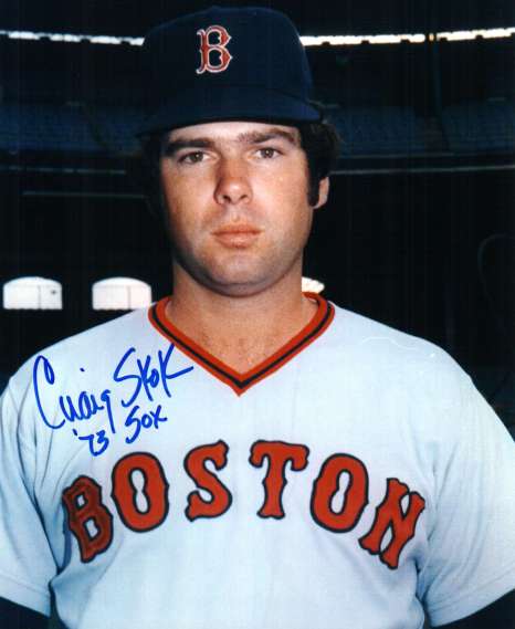 AUTOGRAPHED CRAIG SKOK 8X10  Boston Red Sox photo