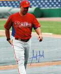AUTOGRAPHED ANDY ABAD 8x10 Philadelphia Phillies Photo