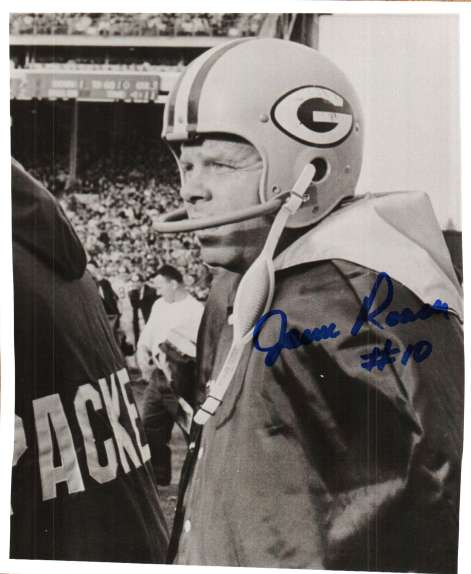 Autographed JON ROACH 8X10 Green Bay Packers Photo