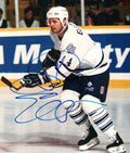 Autographed DAVE ELLETT  Maple Leafs  photo