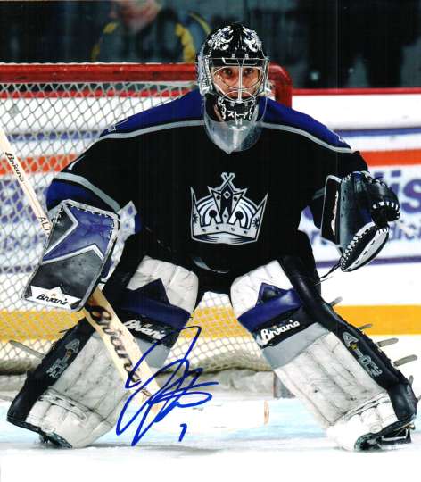 Autographed JAMIE STORR Los Angeles Kings Photo