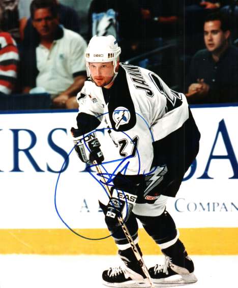 Autographed CRAIG JANNEY Tampa Bay Lightning photo
