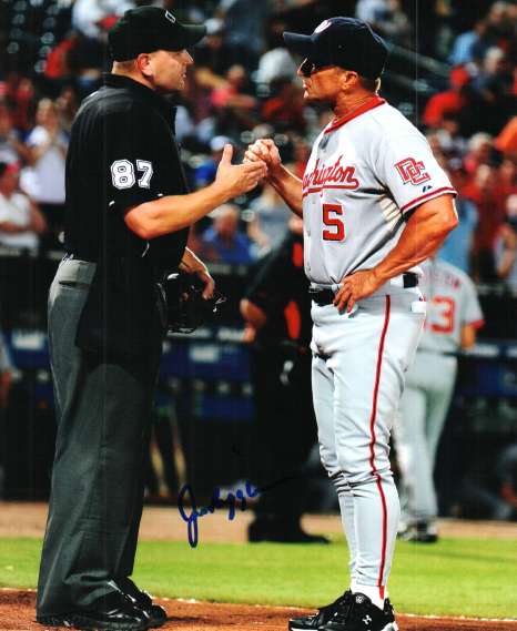 Autographed JIM RIGGLEMAN 8X10 Washington Nationals Photo