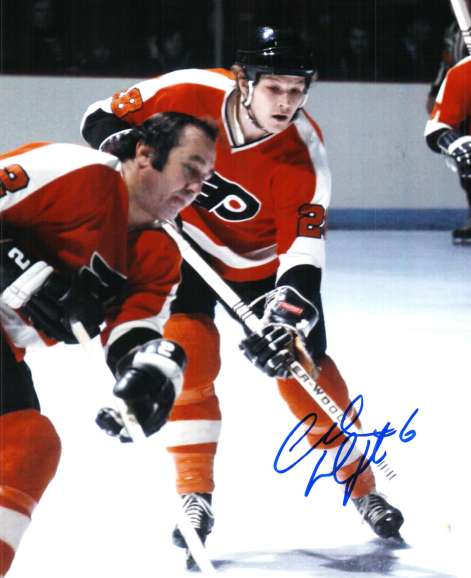 Autographed ANDRE MOOSE DUPONT 8X10 photo - Philadelphia Flyers